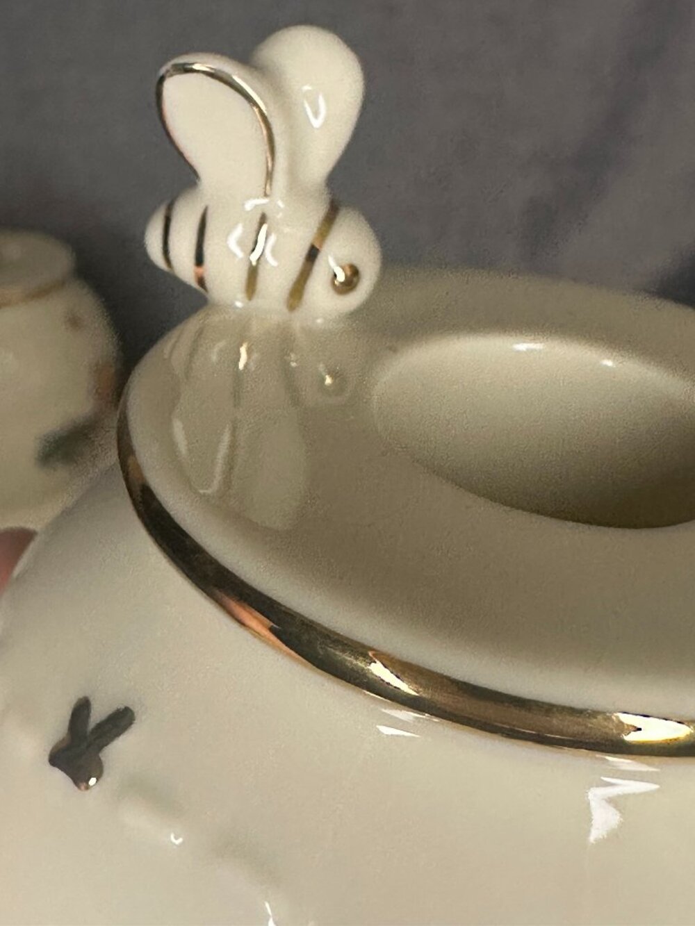 24 kt LENOX WINNIE THE POOH HONEY POT CANDLESTICKS set Disney Classic COA - Picture 16 of 16